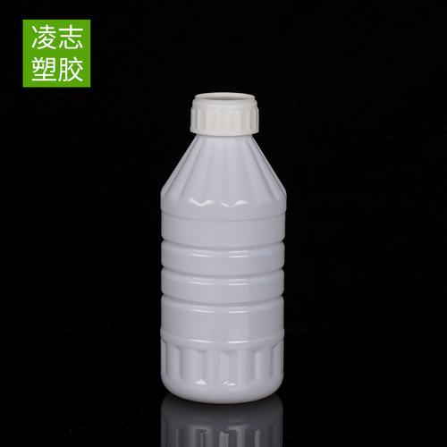 厂家批发400ml塑料化工瓶 白色避光液体试剂瓶 带盖小口水剂瓶